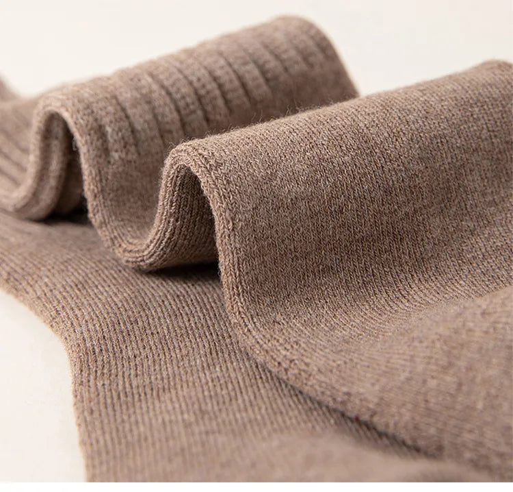 Calcetines térmicos para mujer, de felpa gruesa con forro polar, cómodos y cálidos para otoño e invierno