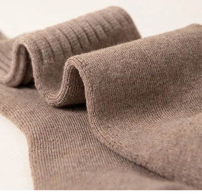 Calcetines térmicos para mujer, de felpa gruesa con forro polar, cómodos y cálidos para otoño e invierno