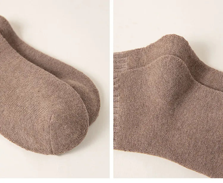 Calcetines térmicos para mujer, de felpa gruesa con forro polar, cómodos y cálidos para otoño e invierno